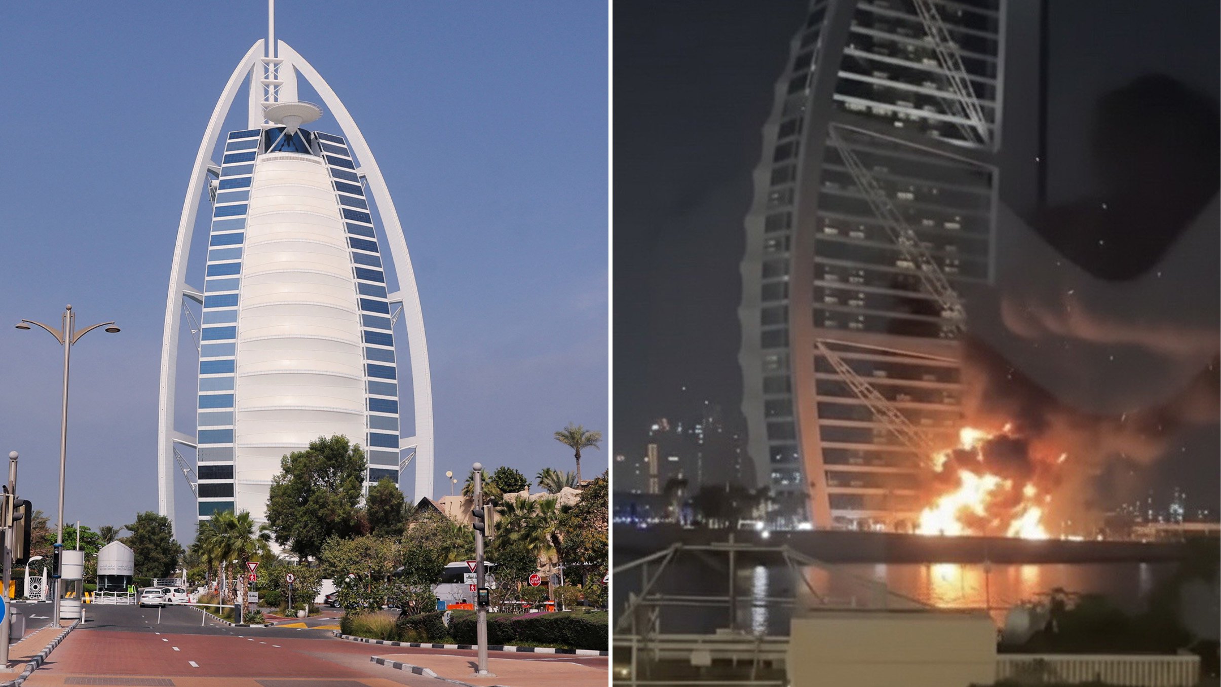 How lives were saved in Dubai’s ‘most iconic hotel’, Burj Al Arab, hit in Iranian attack